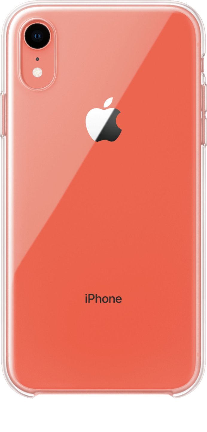 Apple - MRW62ZM/A iPhone XR Clear Case - Upscaled