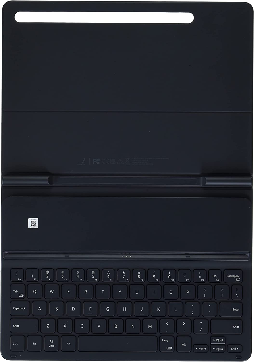 Galaxy Tab S8+ / S7 FE / S7+ Book Cover, Black Mobile Accessories -  EF-BT730PBEGUJ
