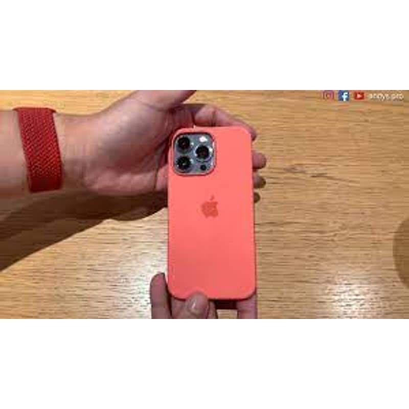Apple Coque en silicone MagSafe pour iPhone 13 Pro - Pink Pomelo