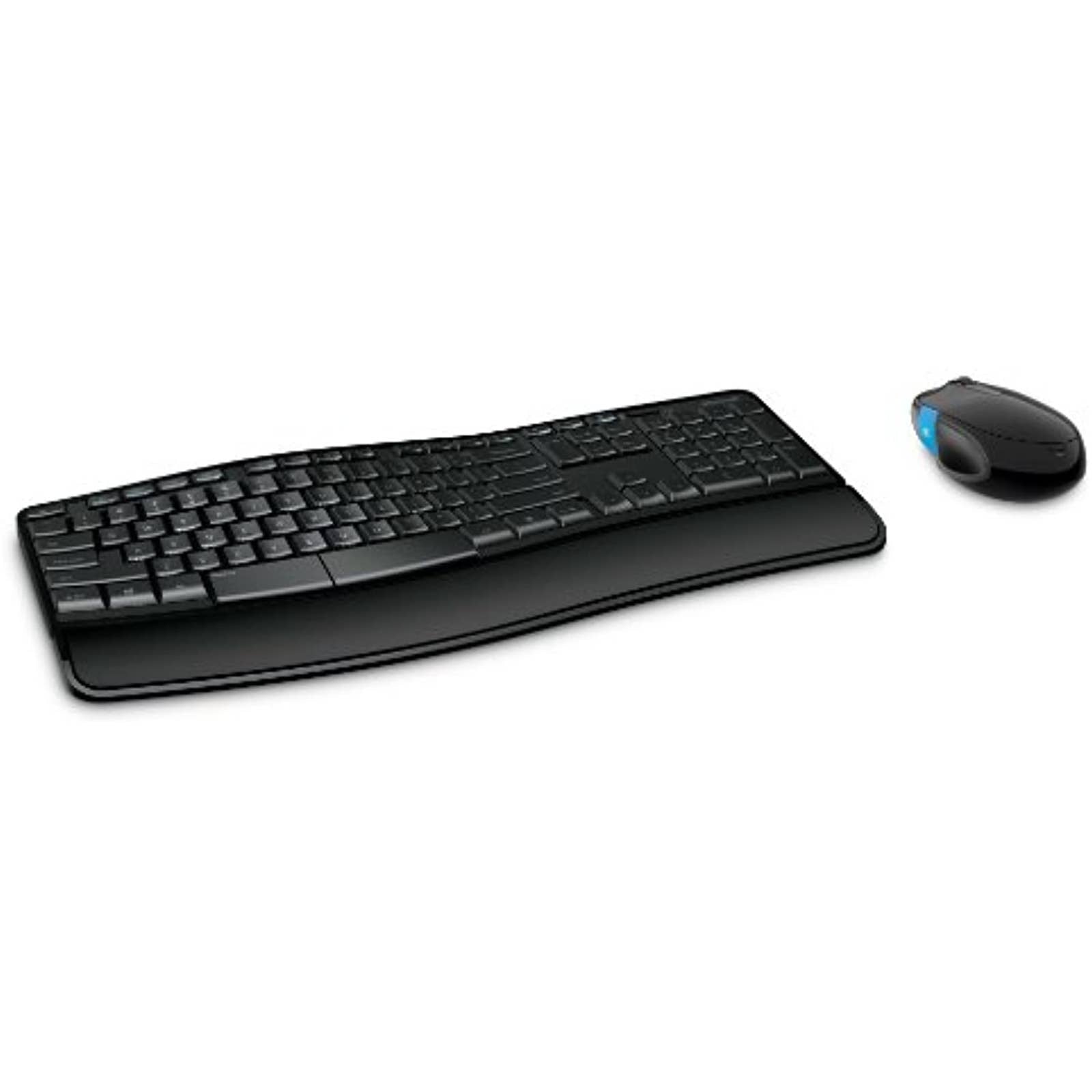 Best Buy: Microsoft Comfort Desktop 5050 Ergonomic Full-size Wireless  Keyboard and Mouse Bundle Black PP4-00001